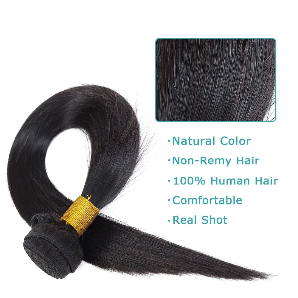 Straight Human Hair Bundles - Lushstrand