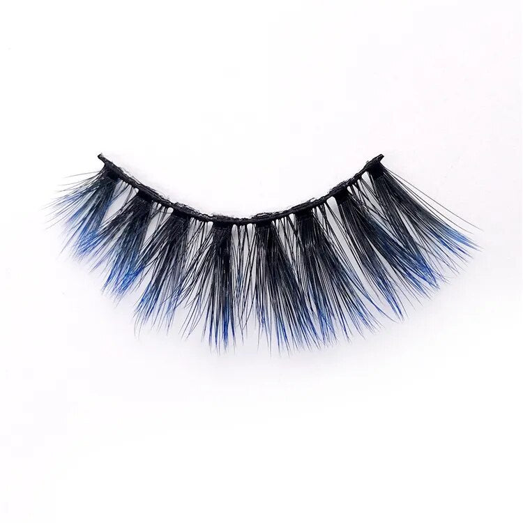 6D Gradient Color Lashes Self-adhesive Fluffy Colorful - Lushstrand