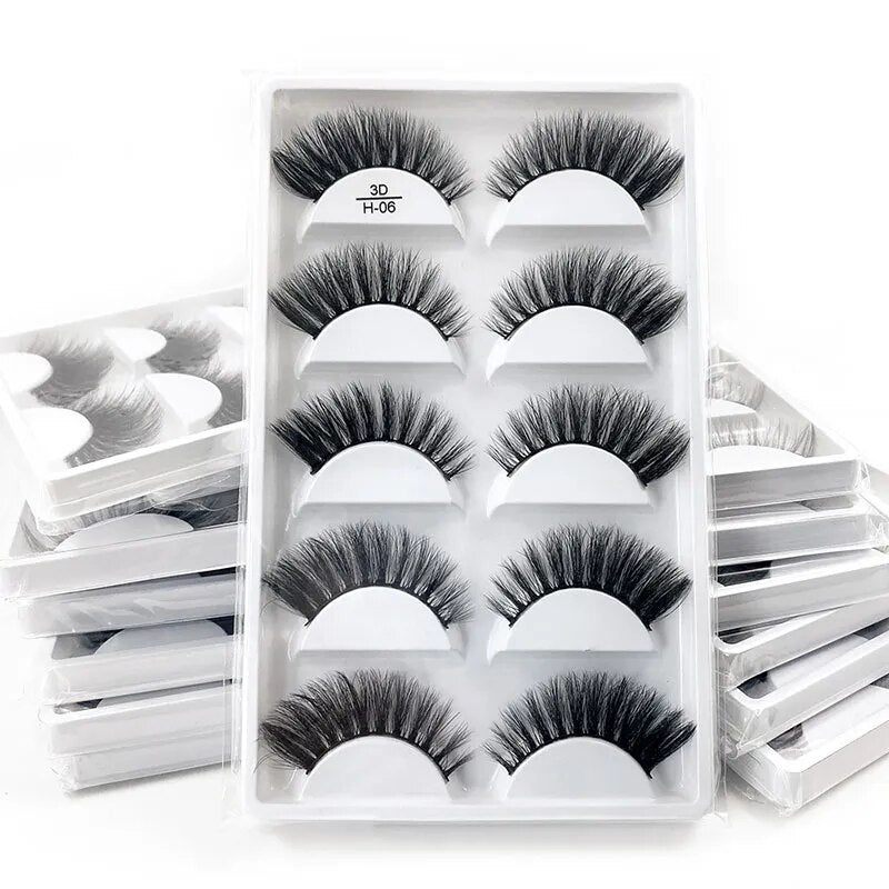 Multipack Natural False eyelashes long - Lushstrand