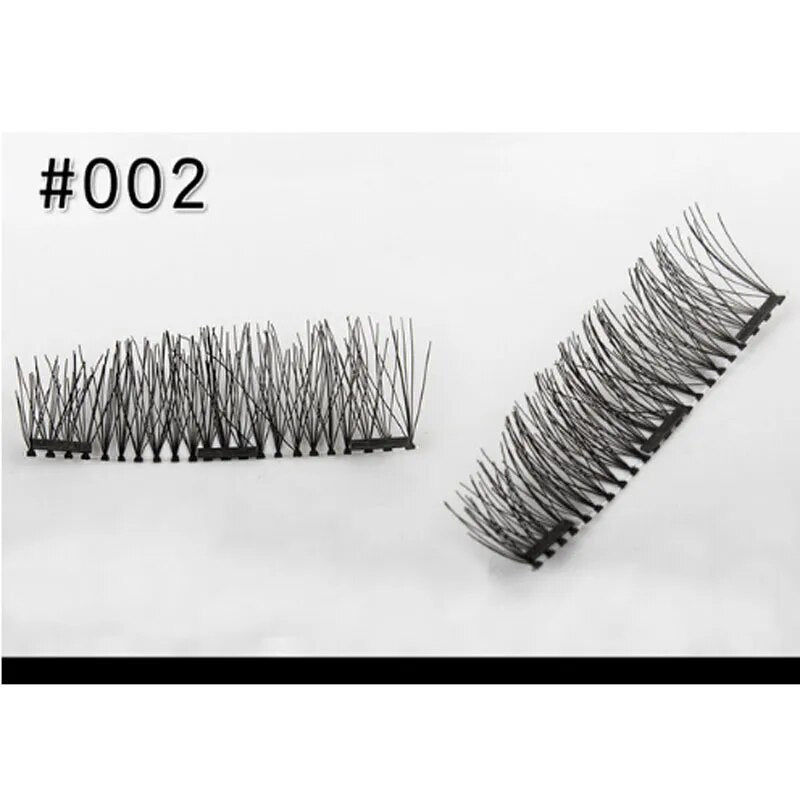 3D Magnetic Fake Eye Lashes Makeup Soft Easy To Wear x3 - Lushstrand