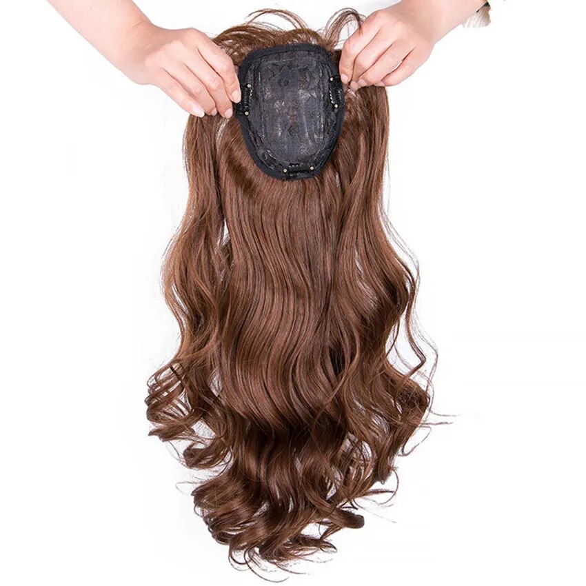 Natural Wave Women Synthetic Hair Light Brown One-piece Hair Extension - Lushstrand