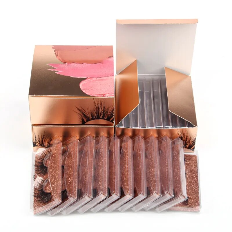 Mink Messy 3d Natural Soft False fluffy Fake EyeLashes - Lushstrand