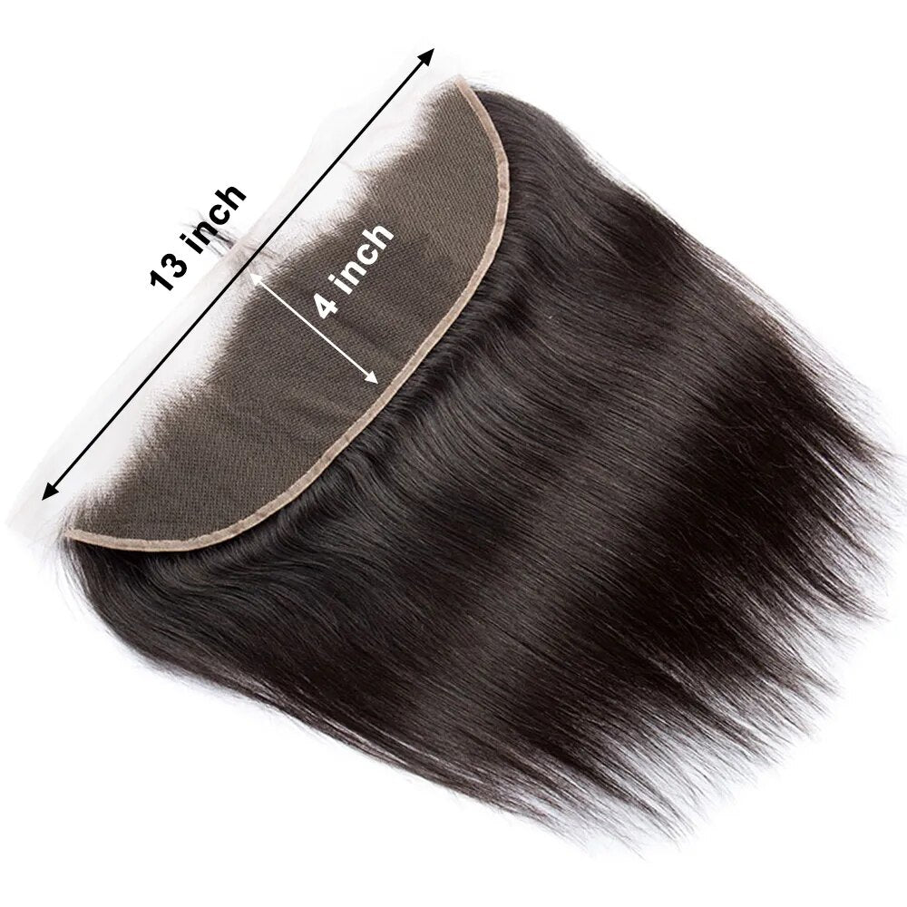 Human Hair Lace Closure Frontal 10A Brazilian Glue less Remy Hair - Lushstrand