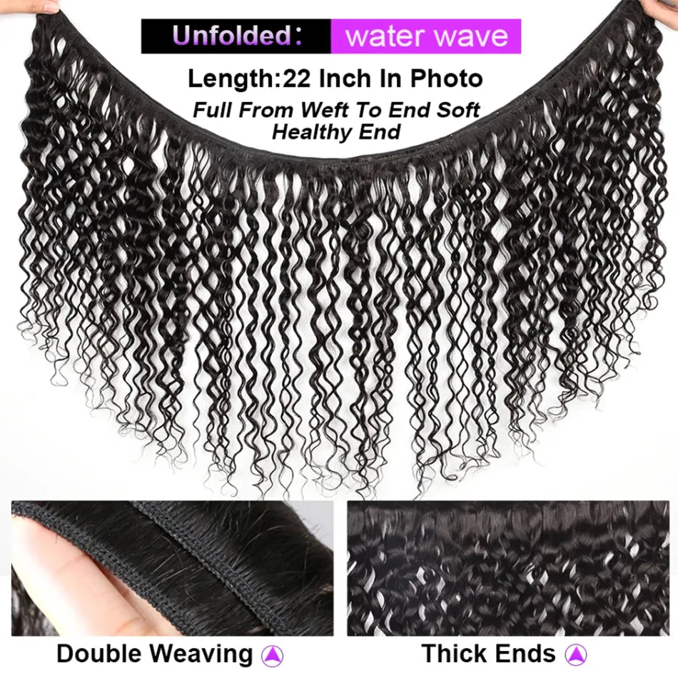 Deep Wave Bundle Curly 100% Human Hair - Lushstrand