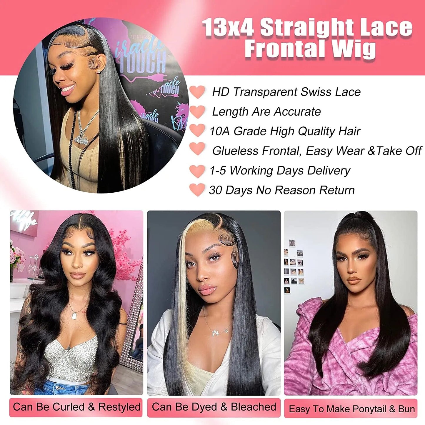 HD Transparent Body Wave Lace Frontal Wig - Lushstrand