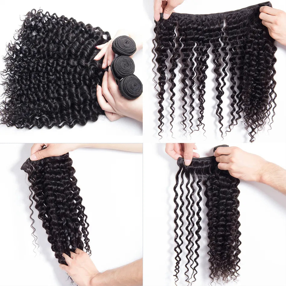 Deep Wave Bundle Curly 100% Human Hair - Lushstrand