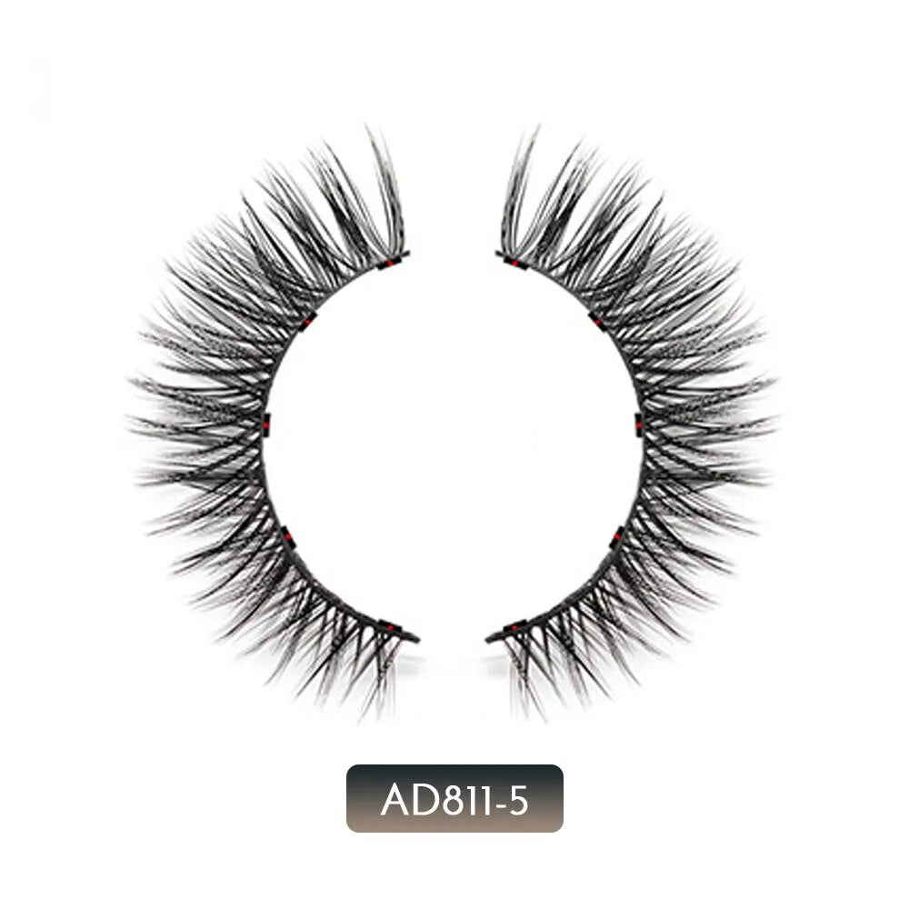 3D Natural Magnetic Eyelashes Invisible Magnetic Lashes - Lushstrand