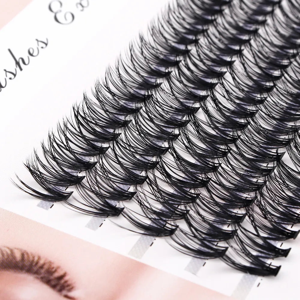 100 Clusters Eyelash Extension Natural Individual - 40D/20D/10D Mink Eyelashes - Lushstrand