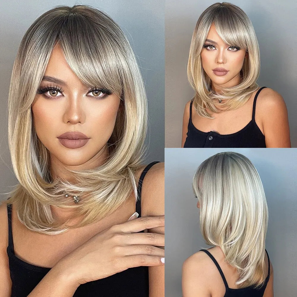 Short Straight Blonde Hair - Lushstrand