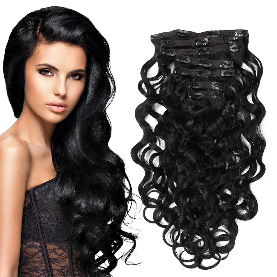 Kinky Curly Clip In Hair Extension For Women - Lushstrand