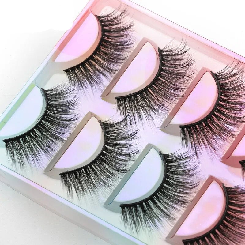 Faux Cils False Eyelashes Natural Long Dramatic Halloween - Lushstrand