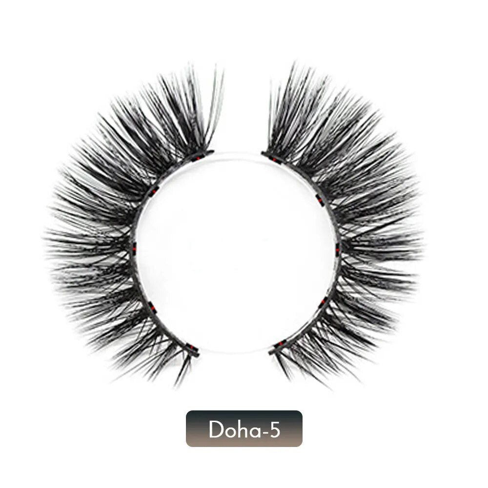 3D Natural Magnetic Eyelashes Invisible Magnetic Lashes - Lushstrand