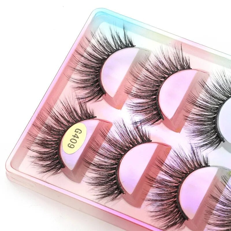 Faux Cils False Eyelashes Natural Long Dramatic Halloween - Lushstrand