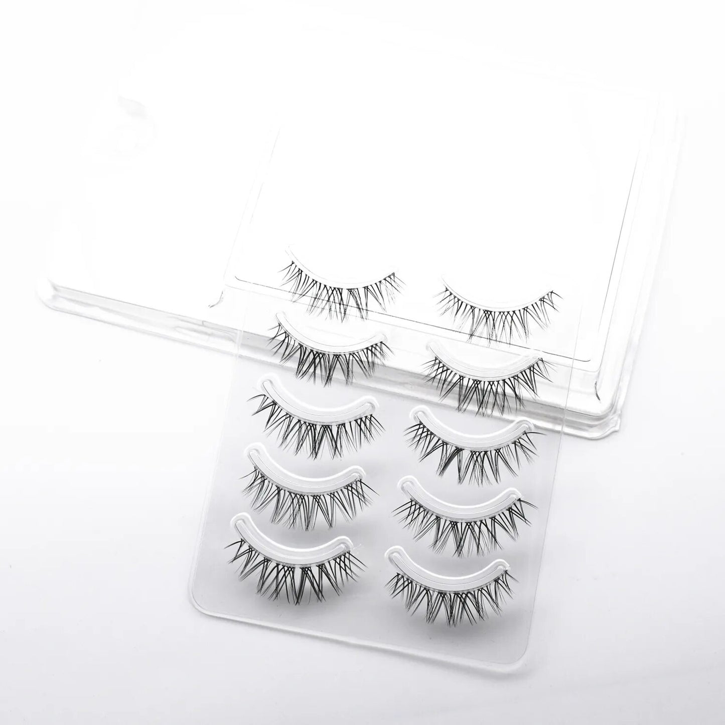 5 Pairs Eyelashes Bundles Lashes Natural Wispy - Lushstrand