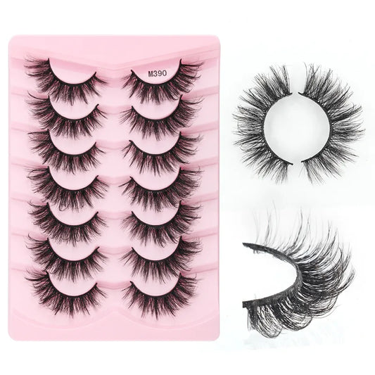 Eyelashes Natural Long Wispy Fluffy 3D Mink Lashes Extension - Lushstrand