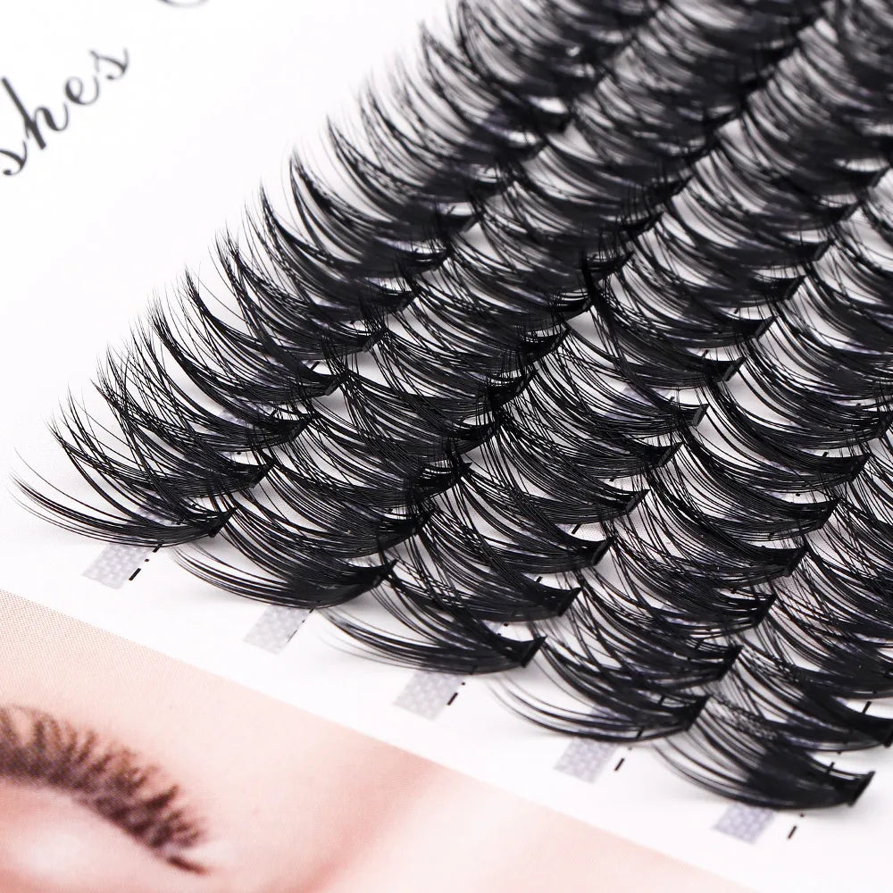 100 Clusters Eyelash Extension Natural Individual - 40D/20D/10D Mink Eyelashes - Lushstrand