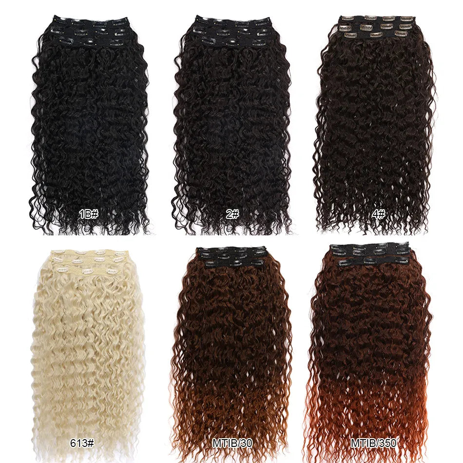 Kinky Curly Clip In Hair Extension For Women - Lushstrand