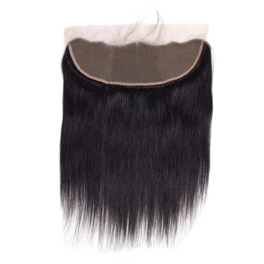 Transparent Lace Front Frontal Human Hair Brazilian Straight Lace - Lushstrand