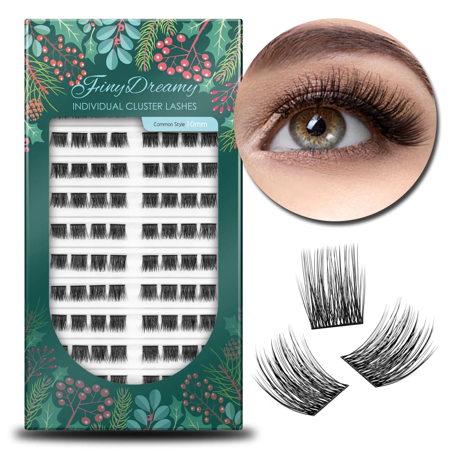 Volume Cluster Lashes 80PCS DIY Individual Eyelashes Extension Natural Segmented - Lushstrand