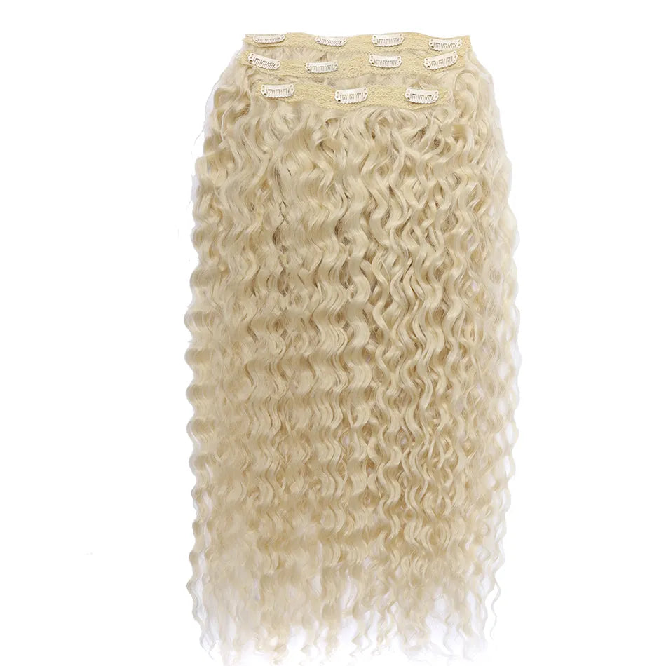 Kinky Curly Clip In Hair Extension For Women - Lushstrand