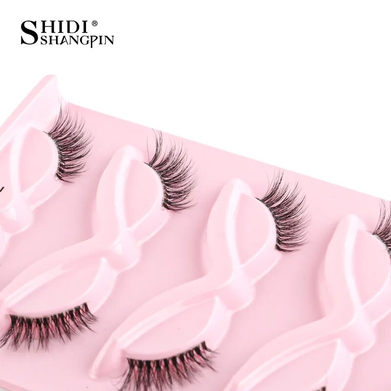 Cat-Eye 3D Mink Eyelashes Curled Winged - Lushstrand