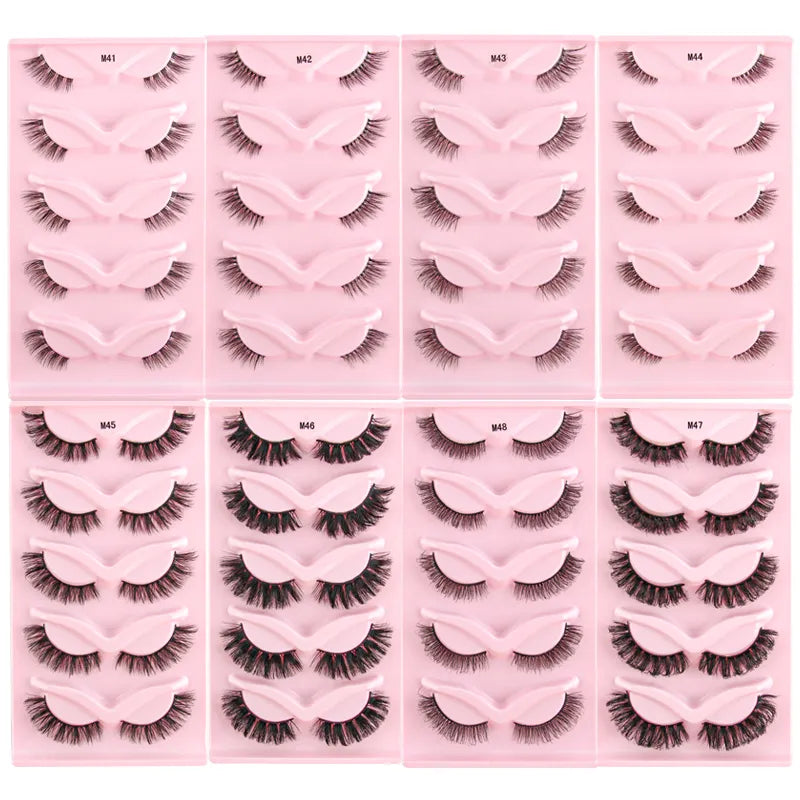 Cat-Eye 3D Mink Eyelashes Curled Winged - Lushstrand