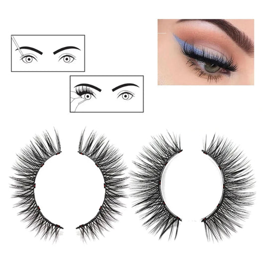 3D Natural Magnetic Eyelashes Invisible Magnetic Lashes - Lushstrand