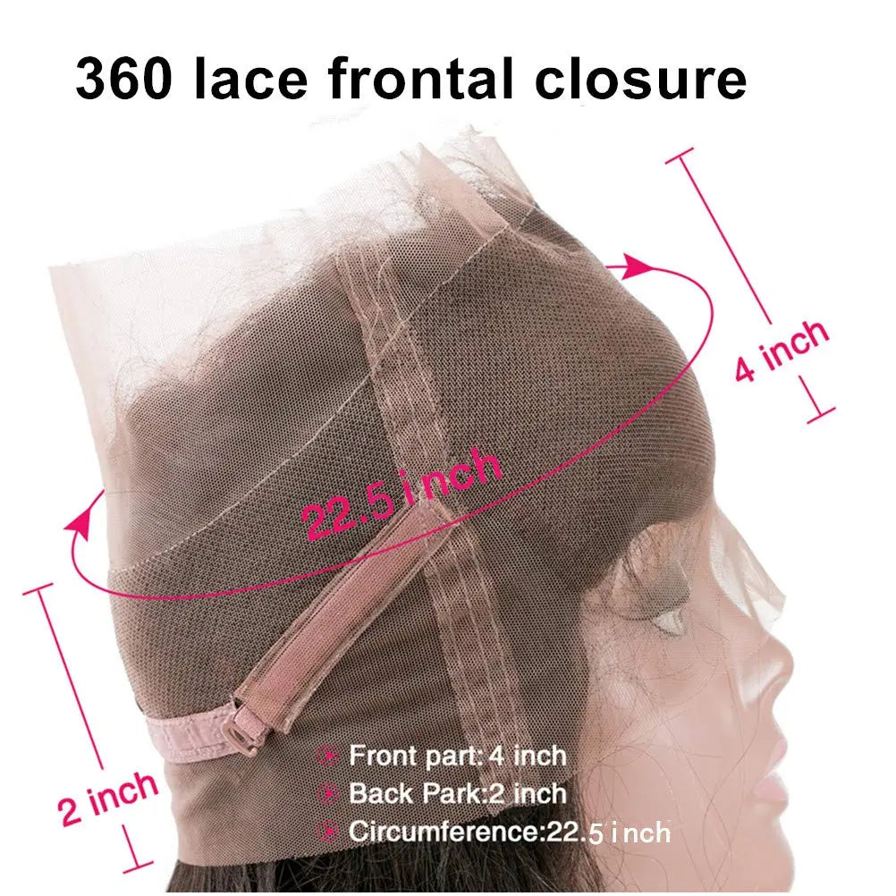 Frontal Only Straight Newmi 360 Lace Closure - Lushstrand