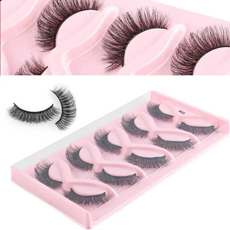 Cat-Eye 3D Mink Eyelashes Curled Winged - Lushstrand