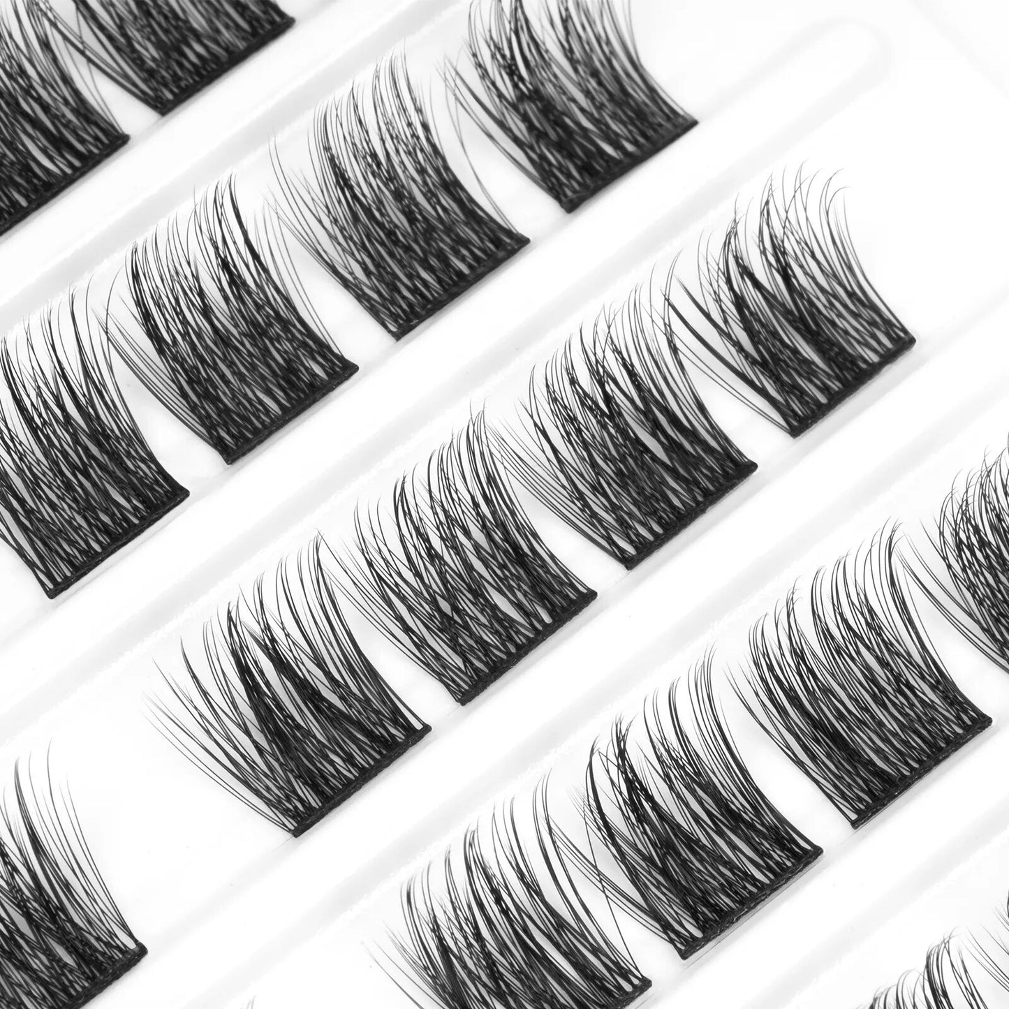 Volume Cluster Lashes 80PCS DIY Individual Eyelashes Extension Natural Segmented - Lushstrand