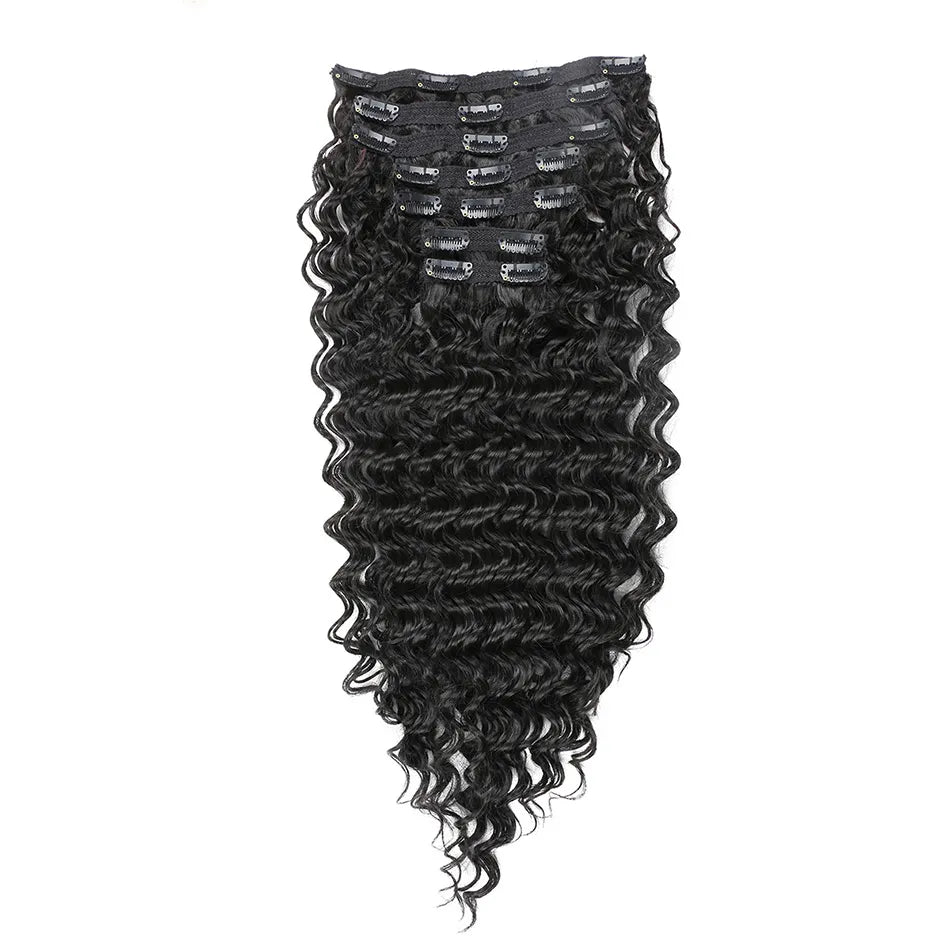 Kinky Curly Clip In Hair Extension For Women - Lushstrand