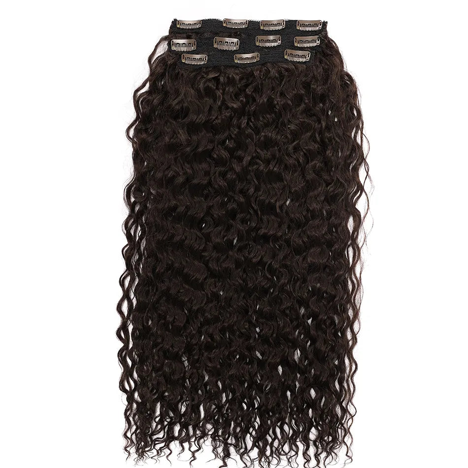 Kinky Curly Clip In Hair Extension For Women - Lushstrand