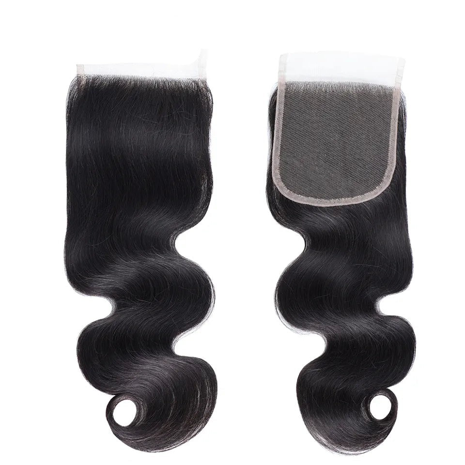 Frontal Transparent Can Be Bleached Brazilian Human Hair Straight Body Wave - Lushstrand