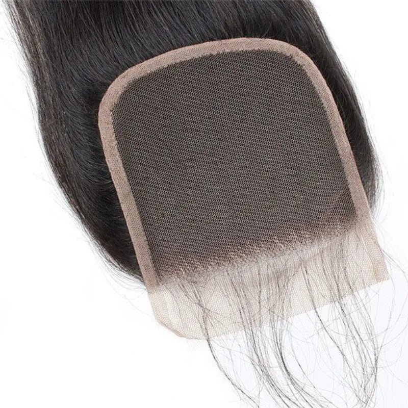 Straight Lace Closure 4x4 Peruvian Human Hair - Lushstrand