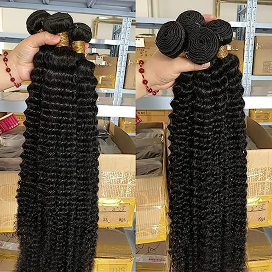 Deep Wave Bundle Curly 100% Human Hair - Lushstrand