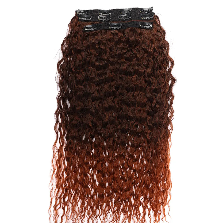 Kinky Curly Clip In Hair Extension For Women - Lushstrand