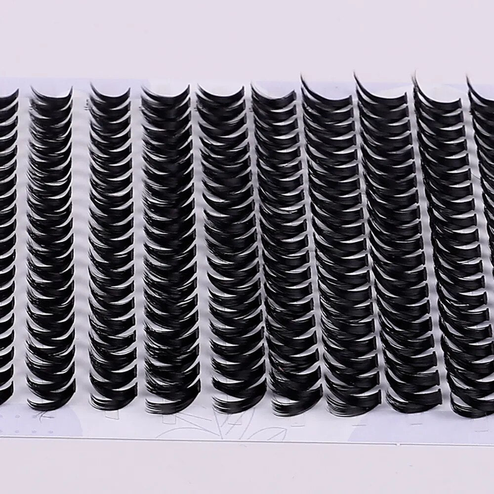 Cluster Lashes 200pcs DIY Eyelash Extension D Curl - Lushstrand