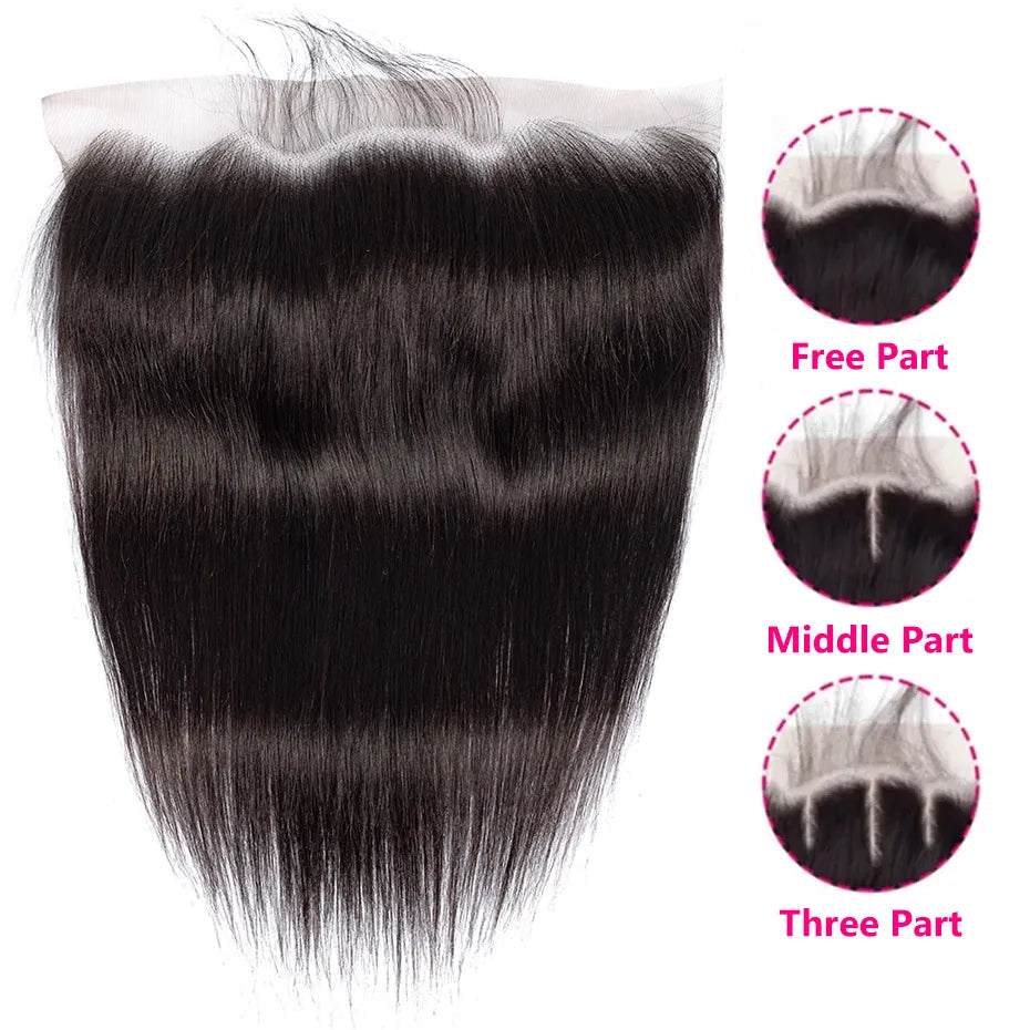 Lace Frontals Only Pre plucked Natural Color Remy Hair - Lushstrand