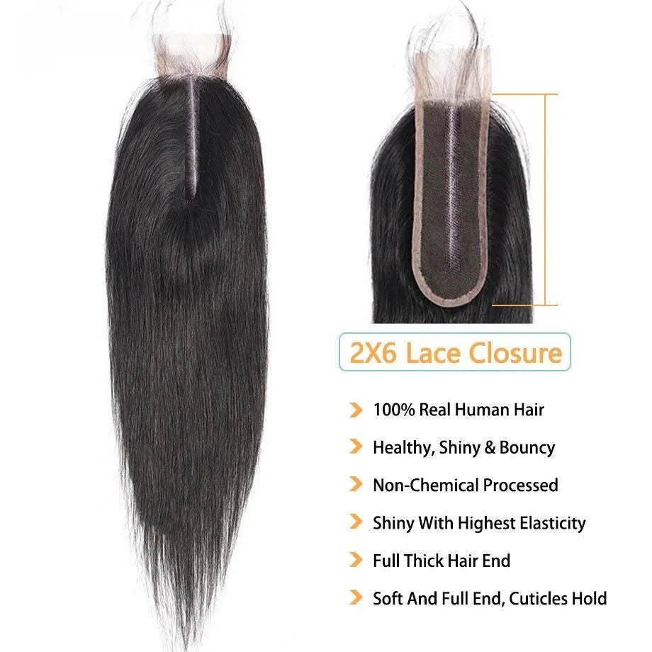 Lace Closure Human Hair Kim k Straight Closure - Lushstrand