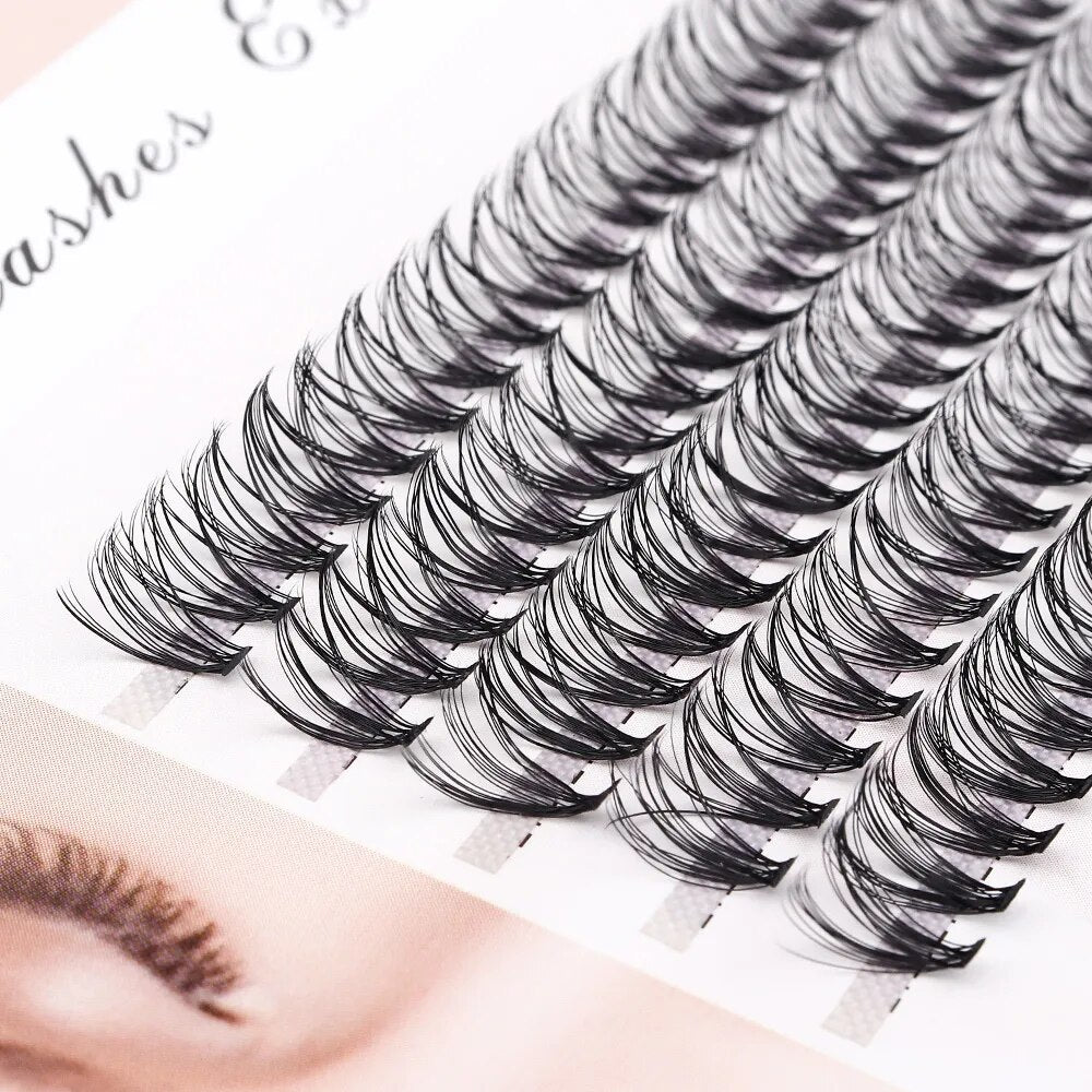 100 Clusters Eyelash Extension Natural Individual - 40D/20D/10D Mink Eyelashes - Lushstrand