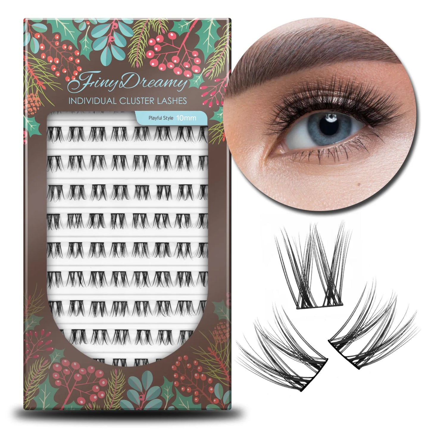 Volume Cluster Lashes 80PCS DIY Individual Eyelashes Extension Natural Segmented - Lushstrand