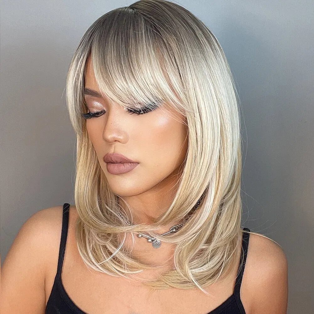 Short Straight Blonde Hair - Lushstrand