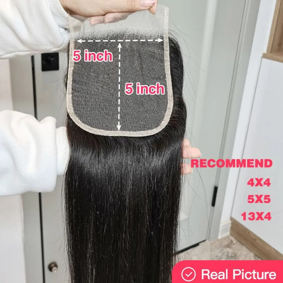 Frontal Brazilian Human Hair Transparent Soft Lace Frontal Invisible Pre Plucked - Lushstrand